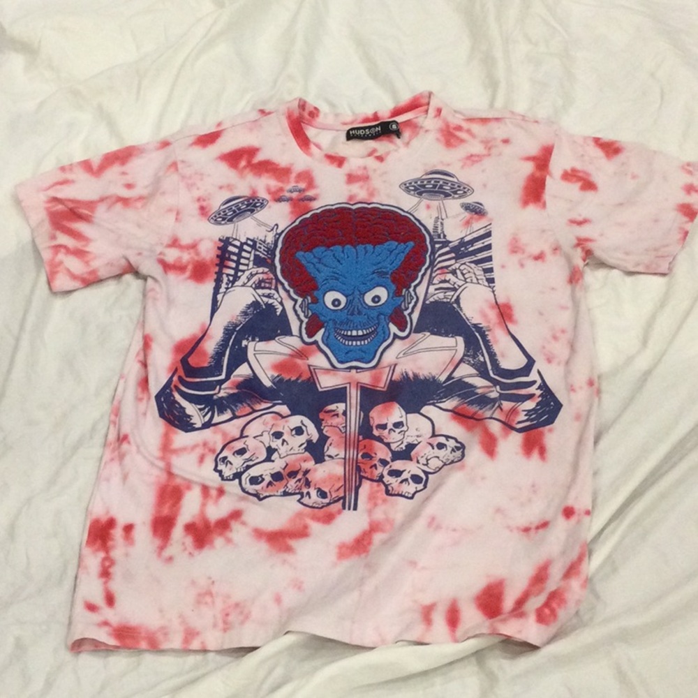 Hudson Outerwear Skull Brain Tshirt Size Small Mens